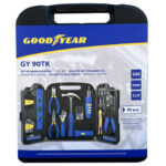KIT DE HERRAMIENTAS GOODYEAR 90 PZAS. C/CAJA