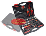 KIT 71 HERRAMIENTAS EN CAJA PLAST. DESTORNILLADORES, LLAVES,