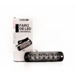 FARO DE LED 12V 6 LED CHAT P/PARRILLA C/LUZ  BLANCA DEST.