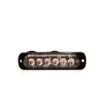 FARO DE LED 12V 6 LED CHAT P/PARRILLA C/LUZ RO/RO DEST. - Imagen 2