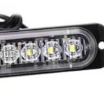 FARO DE LED 12V 6 LED CHAT P/PARRILLA C/LUZ AZ/BL DEST. - Imagen 3