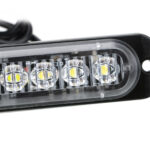 FARO DE LED 12V 6 LED CHAT P/PARRILLA C/LUZ  BLANCA DEST. - Imagen 5