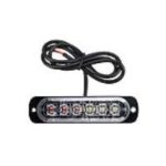 FARO DE LED 12V 6 LED CHAT P/PARRILLA C/LUZ RO/AM DEST. - Imagen 4