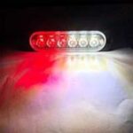 FARO DE LED 12V 6 LED CHAT P/PARRILLA C/LUZ RO/AM DEST. - Imagen 2