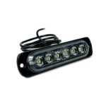 FARO DE LED 12V 6 LED CHAT P/PARRILLA C/LUZ VERDE DEST.