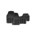 ALFOMBRA PVC 4 PIEZAS NEGRO