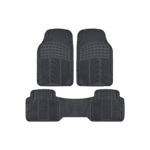 ALFOMBRA PVC 3 PIEZAS NEGRO